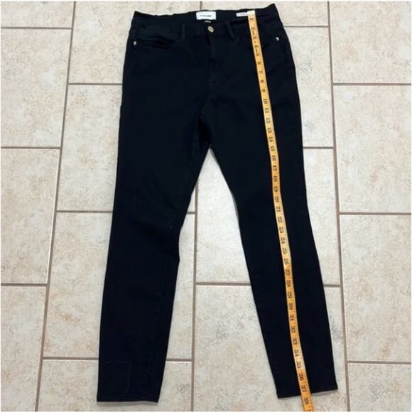 FRAME DENIM Le High Skinny size 31 black - Picture 6 of 12